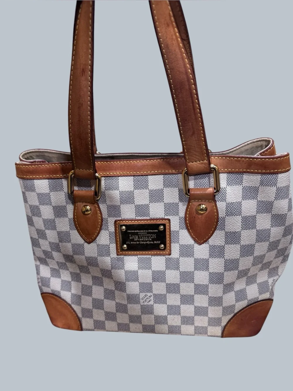 Louis Vuitton Damier Azur Hampstead PM & Dust Bag